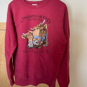 Common Ground fair red crewneck
